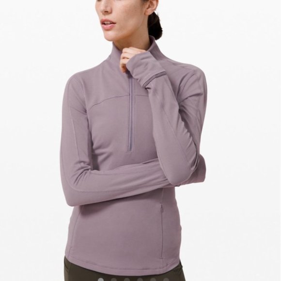 lululemon athletica Tops - LULULEMON Purple Run Briskly Half Zip Pullover 4